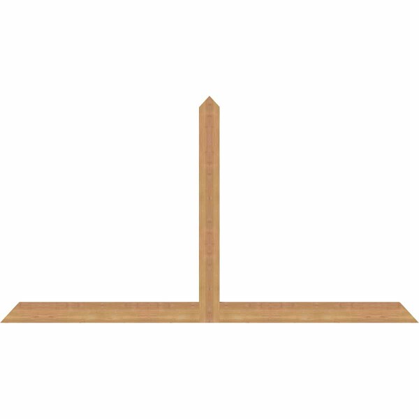 Ekena Millwork Portland Timber Gable Bracket, Western Red Cedar, 72"W x 39"H x 1 1/2"D x 3 1/2"F, 13/12 Pitch GBW072X39X0204POR00SWR - main